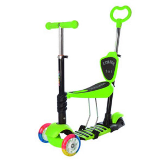 Самокат 5в1 iTrike Maxi JR 3-026-C-1 (green) Самокат 5в1 iTrike Maxi JR 3-026-C-1 (green)